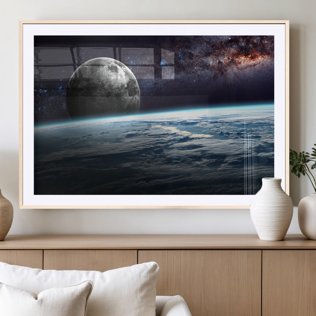 Space and Planet Canvas Print
