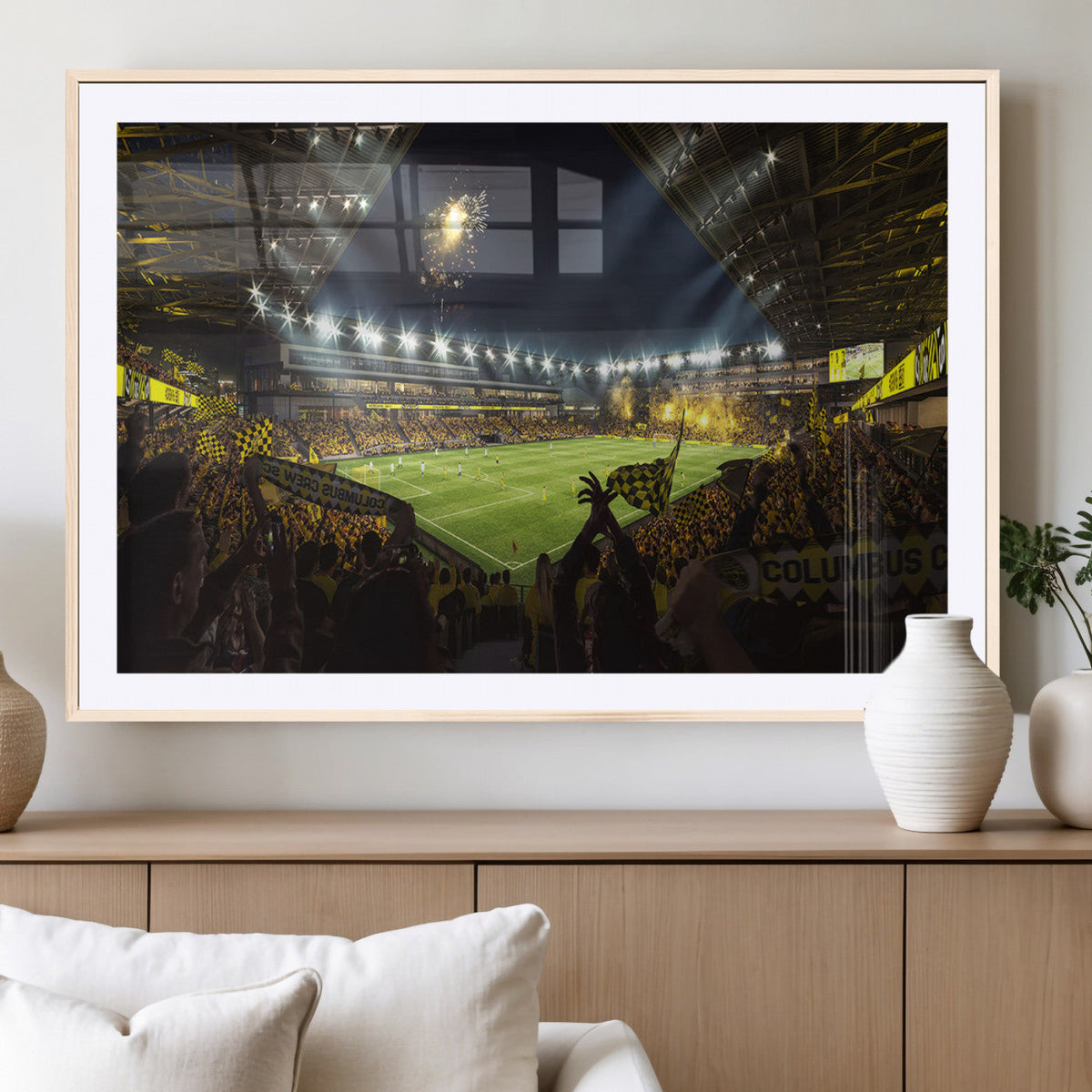 Columbus Crew Soccer Team Print - Columbus Crew Stadium Wall