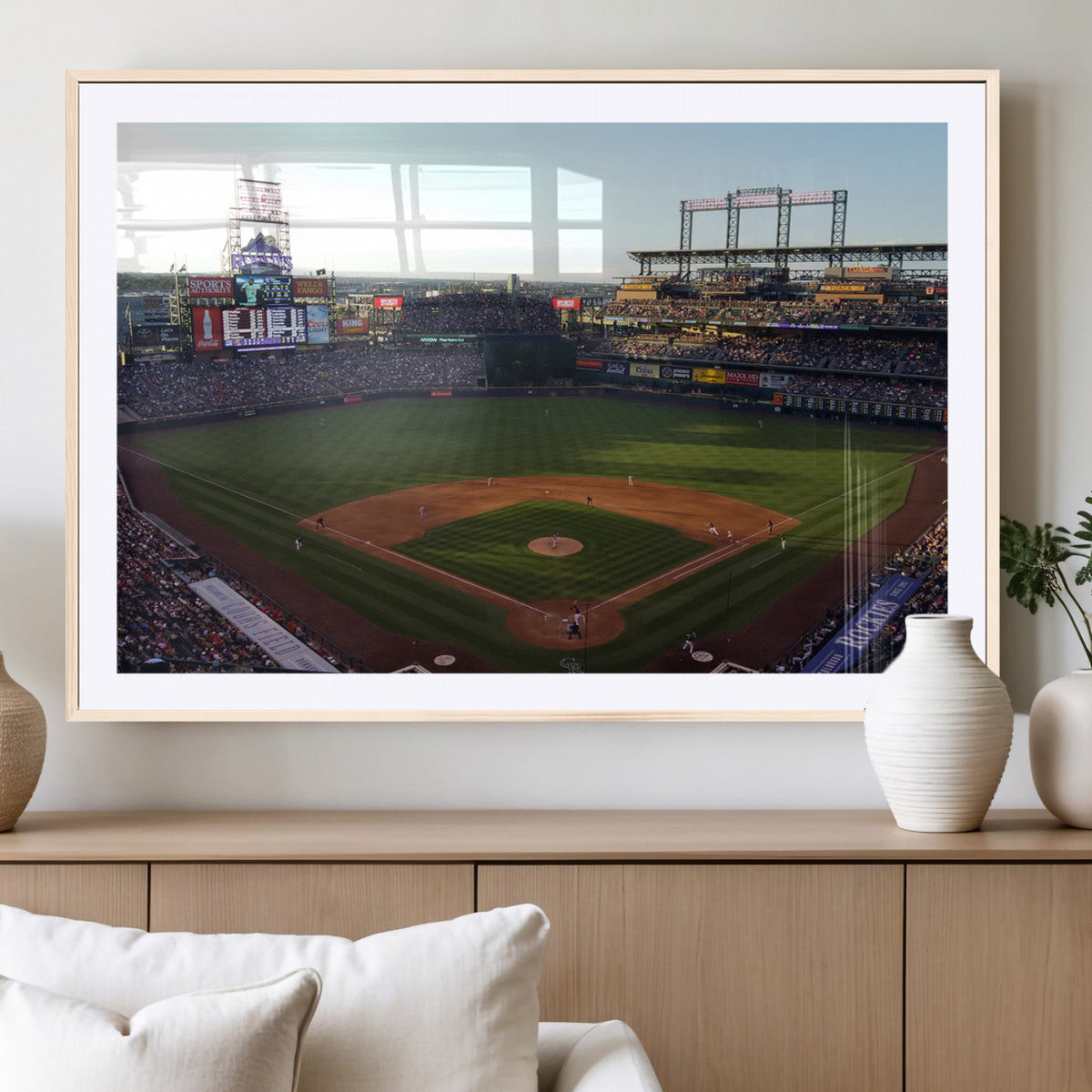 Colorado Rockies Coors Field Wall Art Canvas Print - MLB