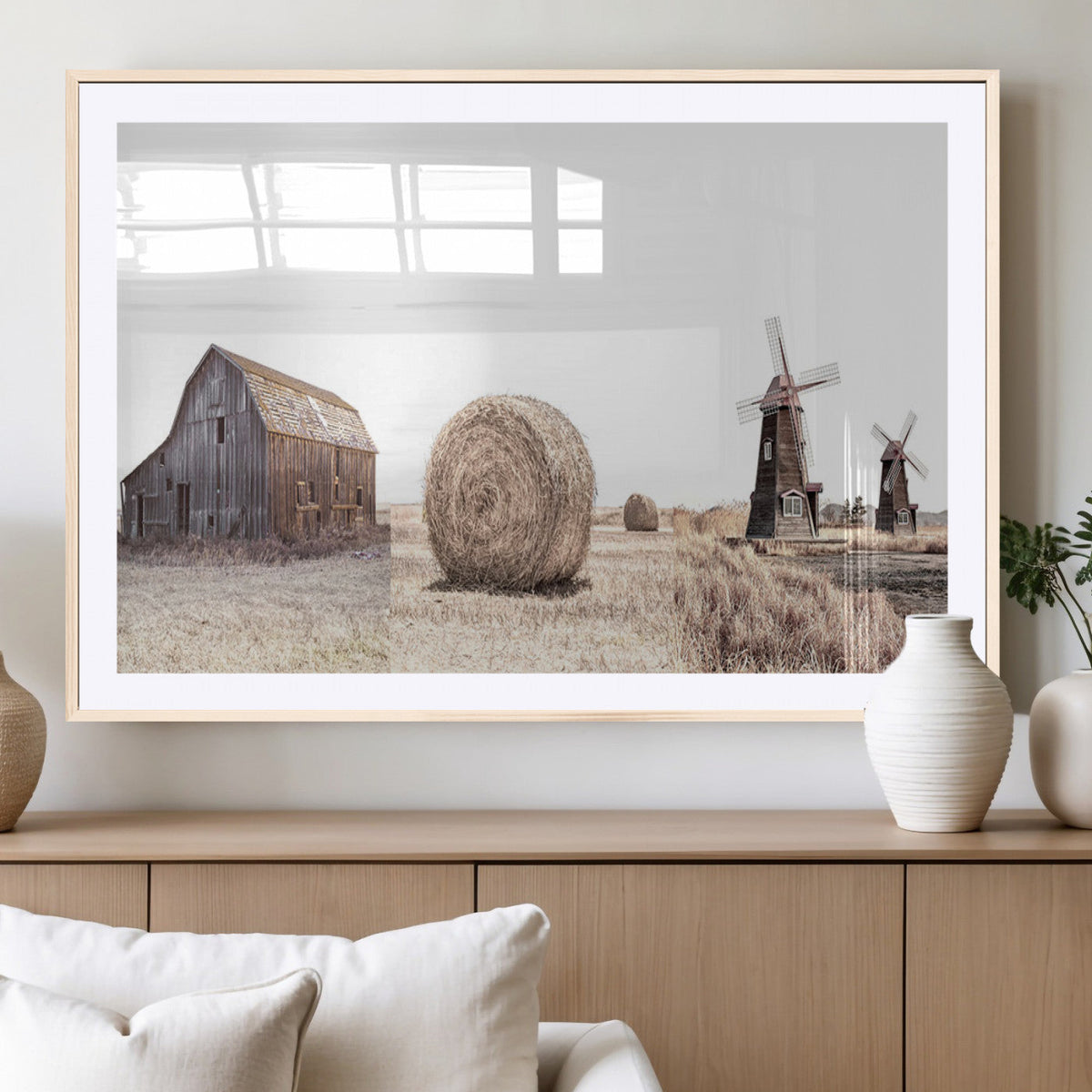 Farm Prints Set, Set of 3 Farmhouse Wall Art, Country House