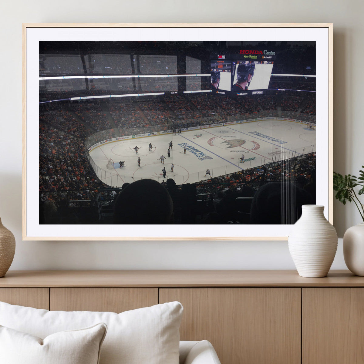 Honda Center California Anaheim Ducks Hockey Stadium Wall
