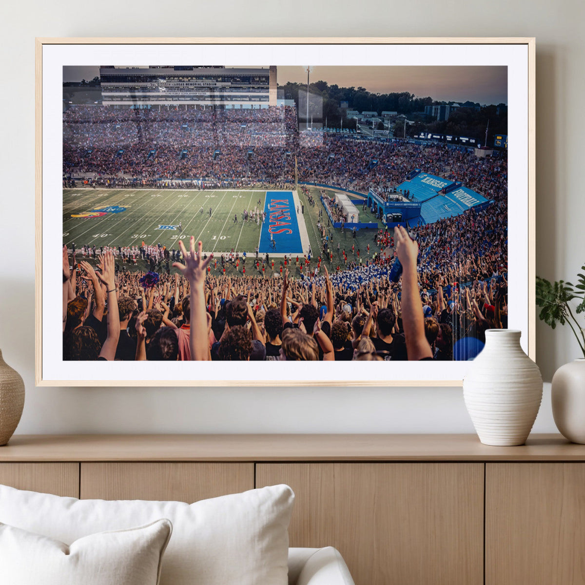 University of Kansas Jayhawks Football Team Art Print -