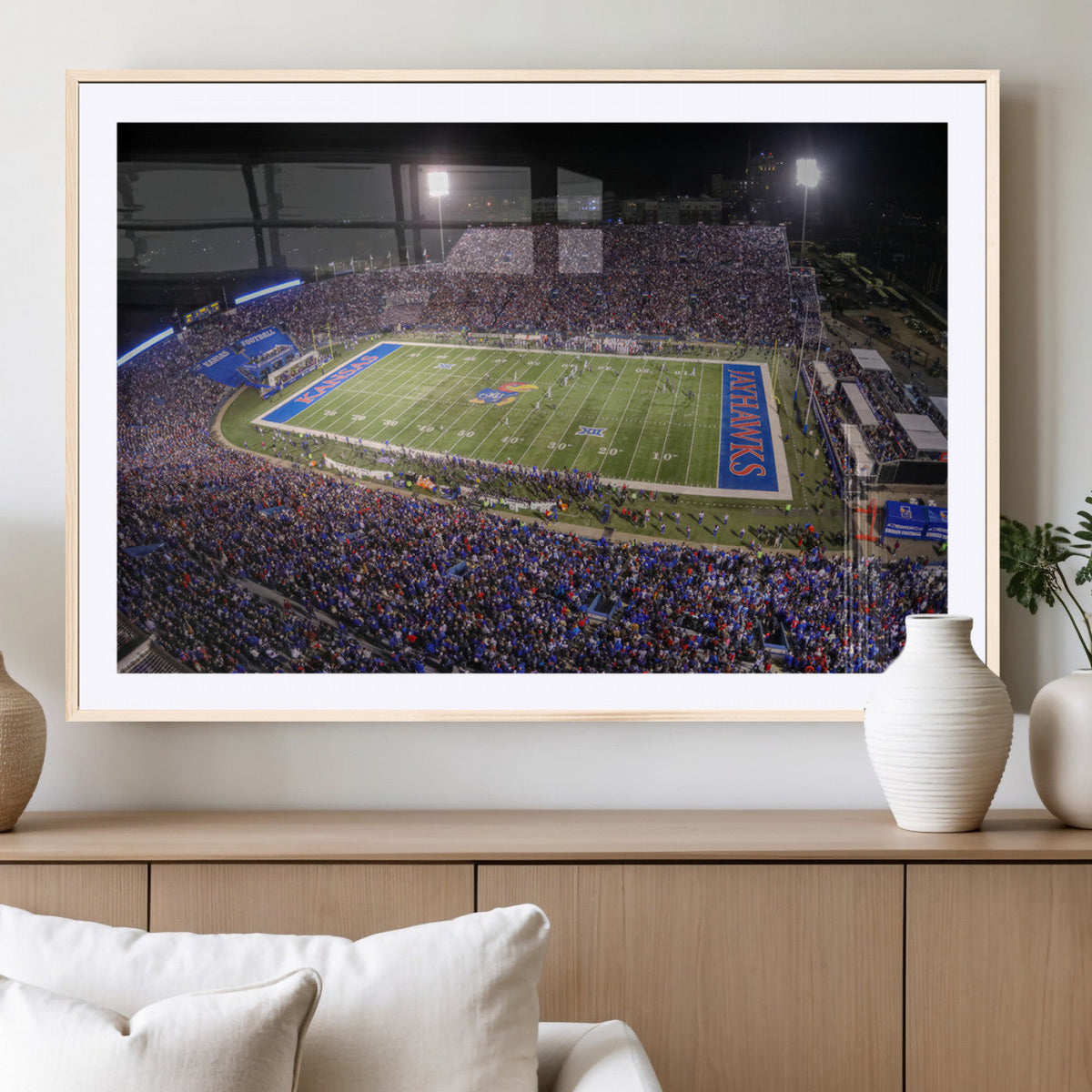 University of Kansas Jayhawks Football Team Print - Lawrence