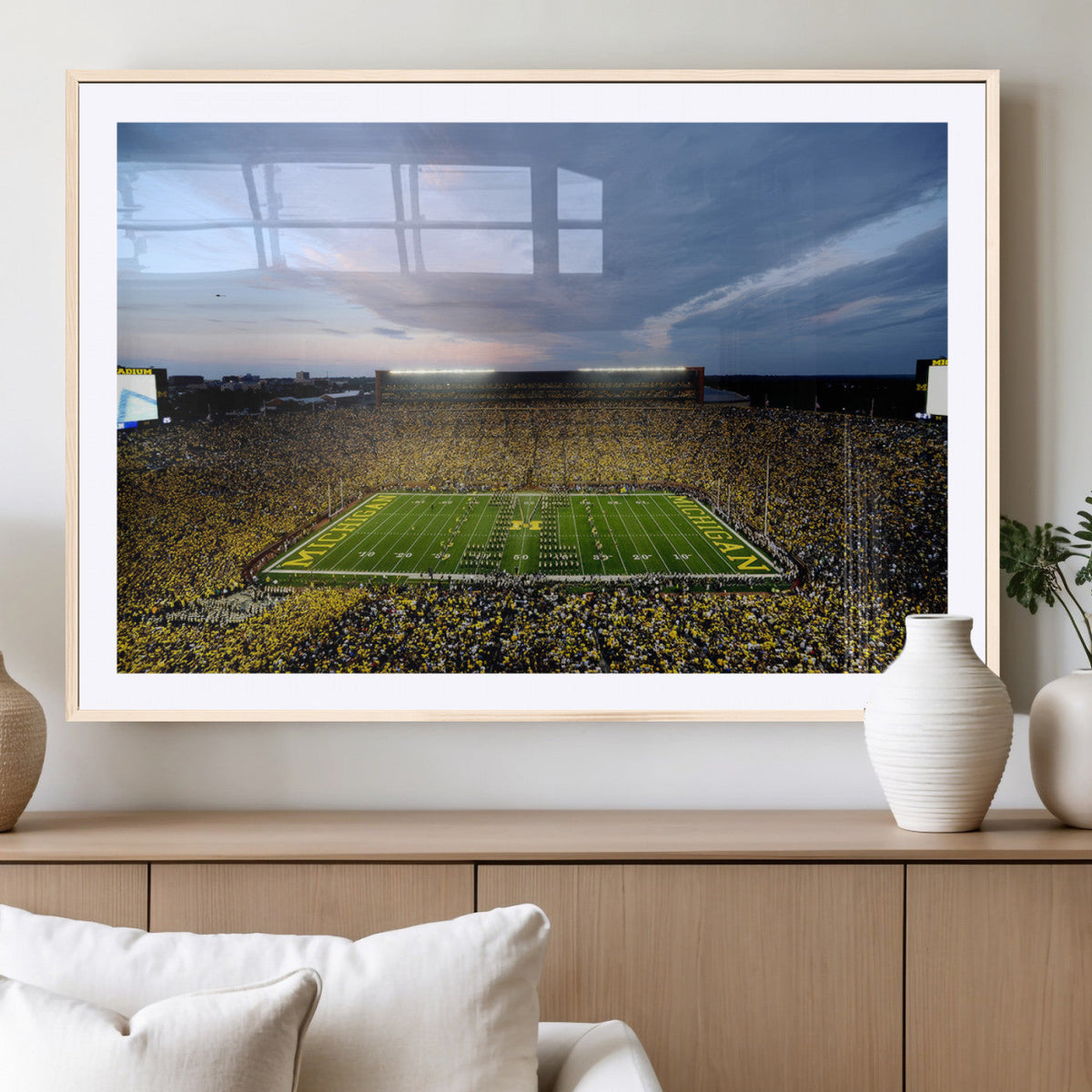University of Michigan Wolverines Football Team Print - Ann