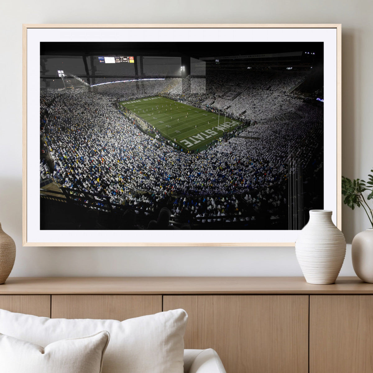 Penn State Football Stadium Wall Art - Beaver Stadium Canvas