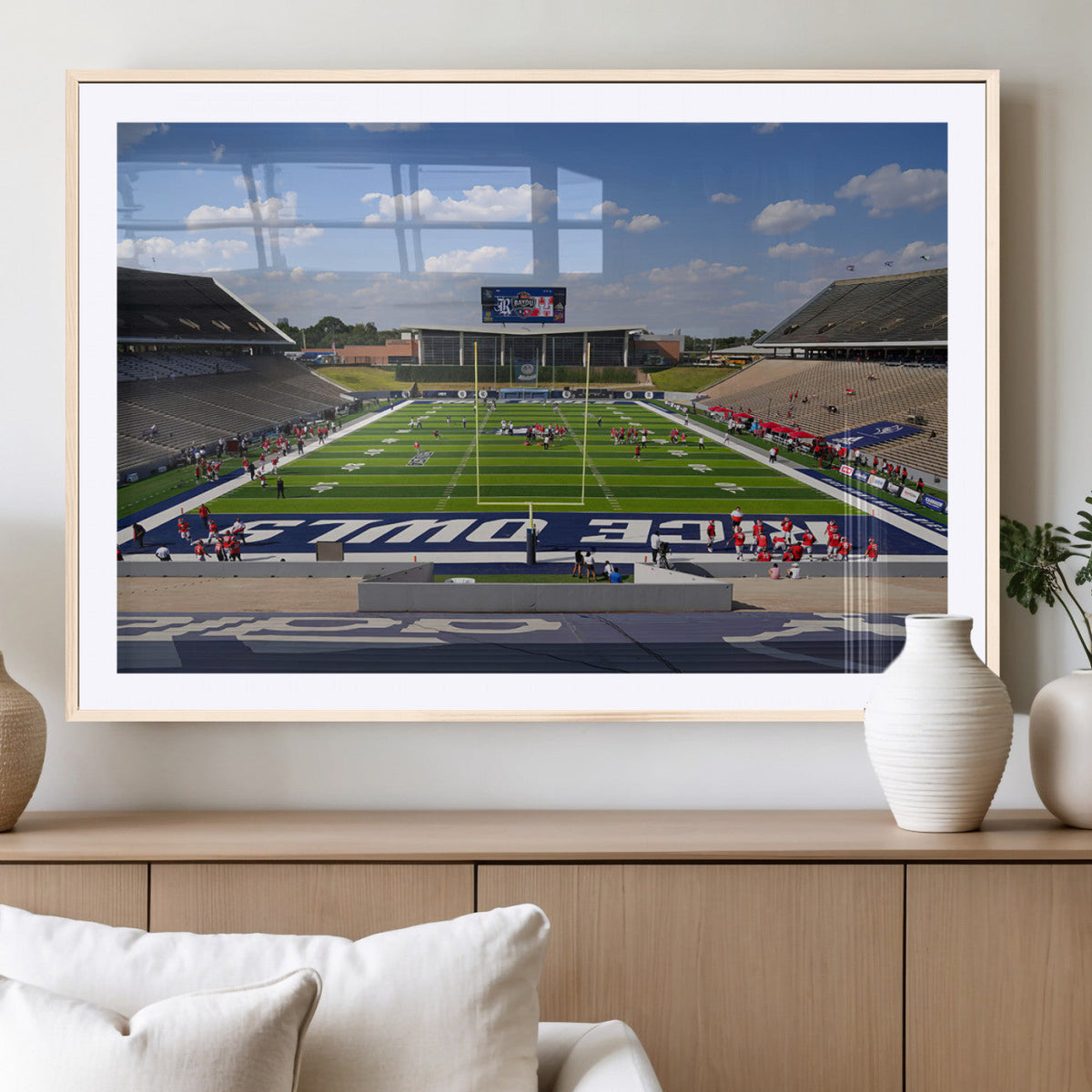 Rice University Owls Football Team Print - Houston Rice