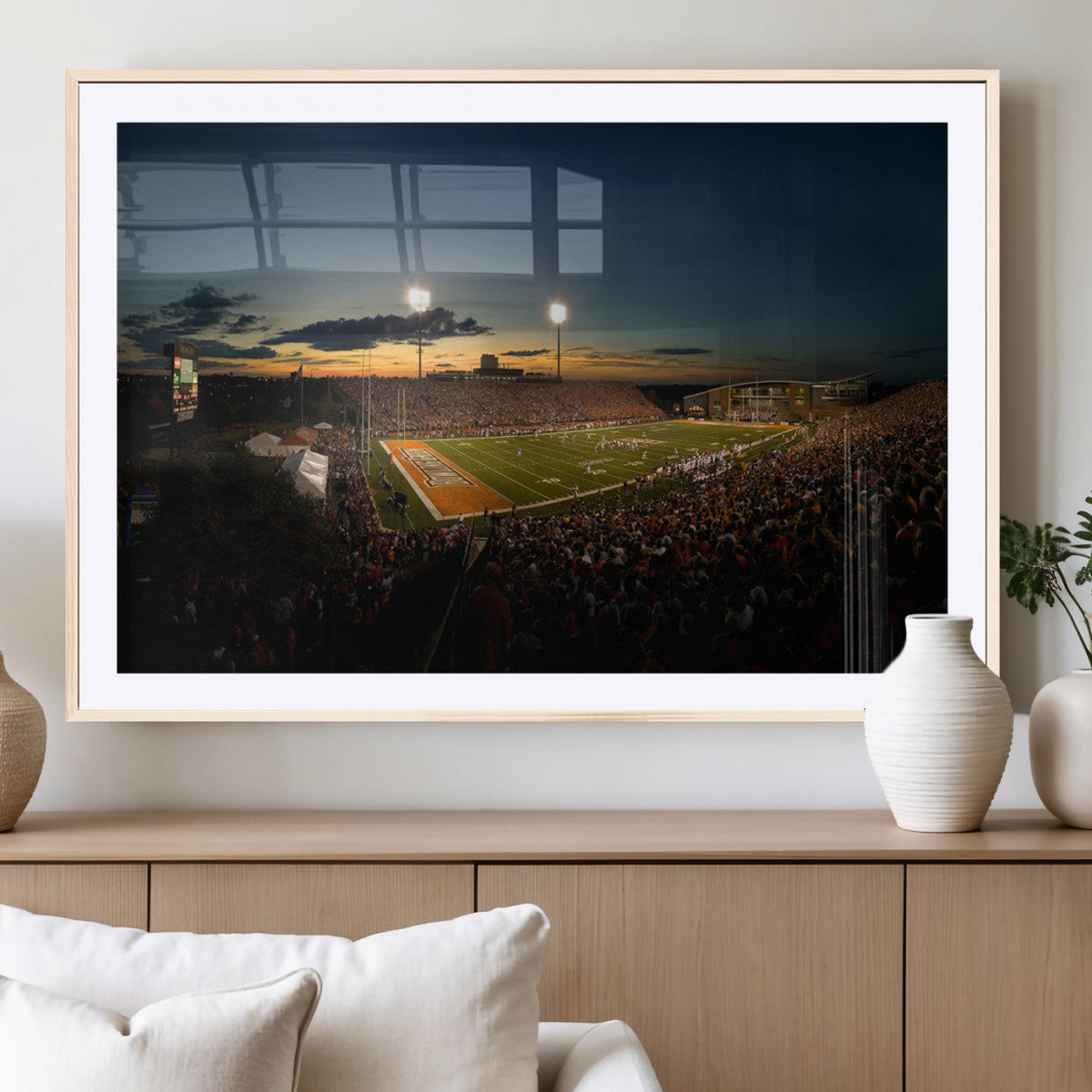 Ball State Cardinals Football Team Print - Muncie Scheumann