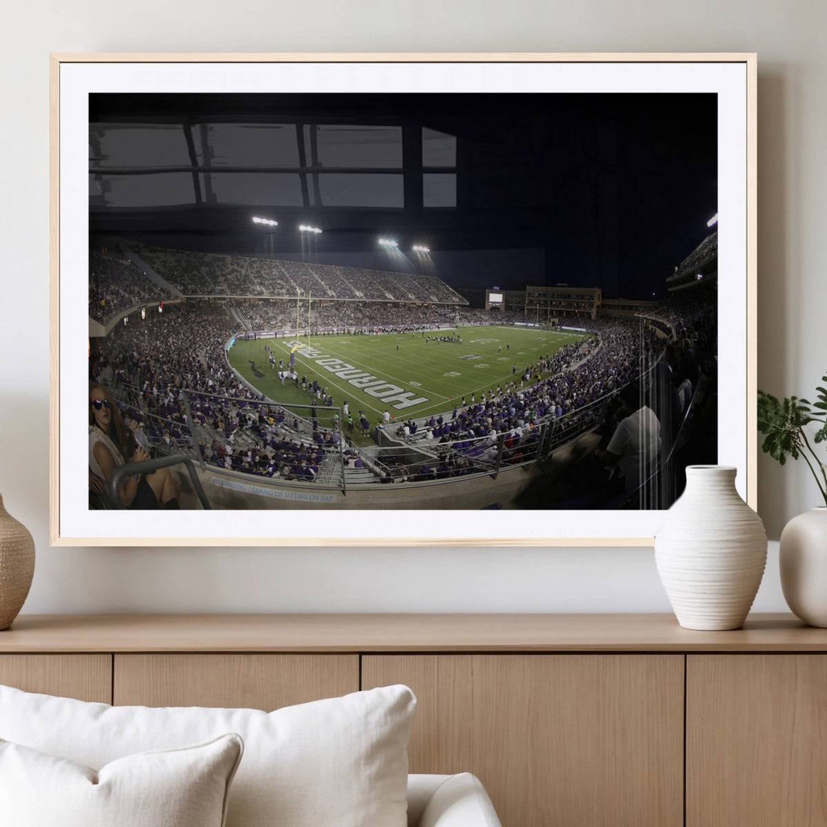 TCU Horned Frogs Football Team Print - Fort Worth Amon G.
