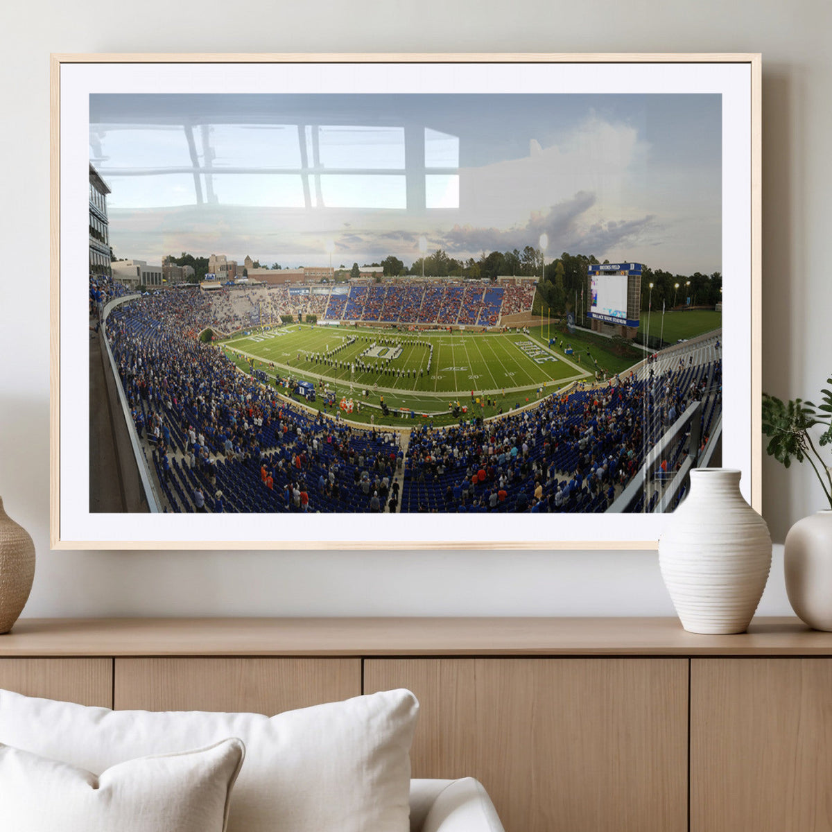 The Duke University Blue Devils Football Team Print - Durham