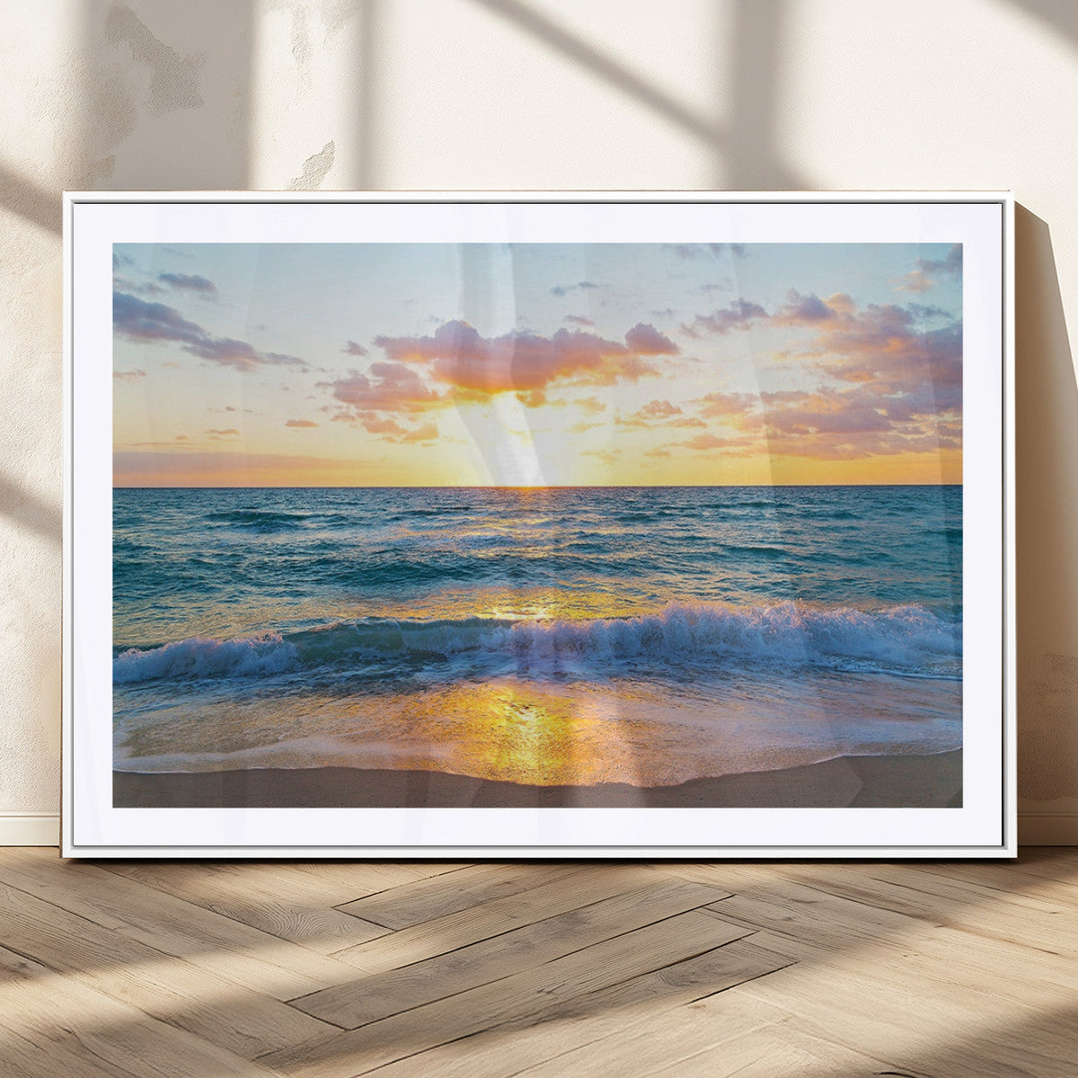 Coastal Wall Art - Vintage World Map Canvas Print with