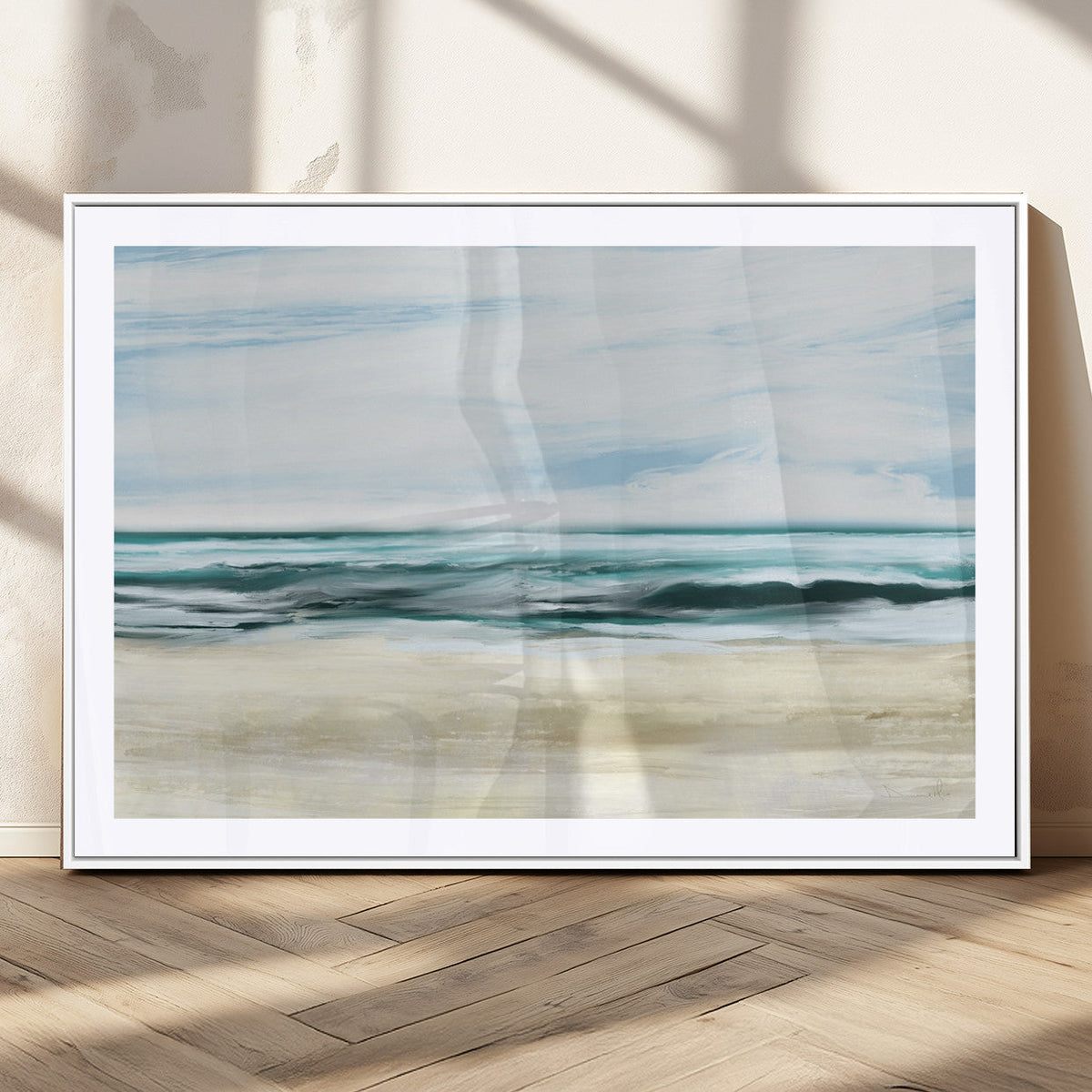 Ocean Abstract Wall Art Canvas Print
