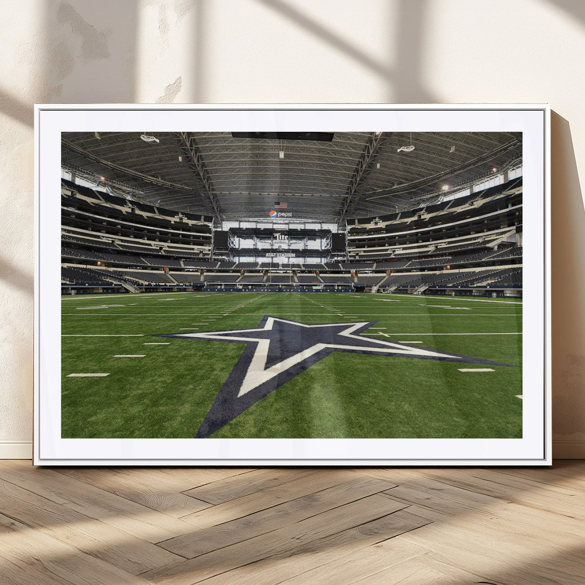 Dallas Cowboys Football Team Print - Arlington AT&T Stadium