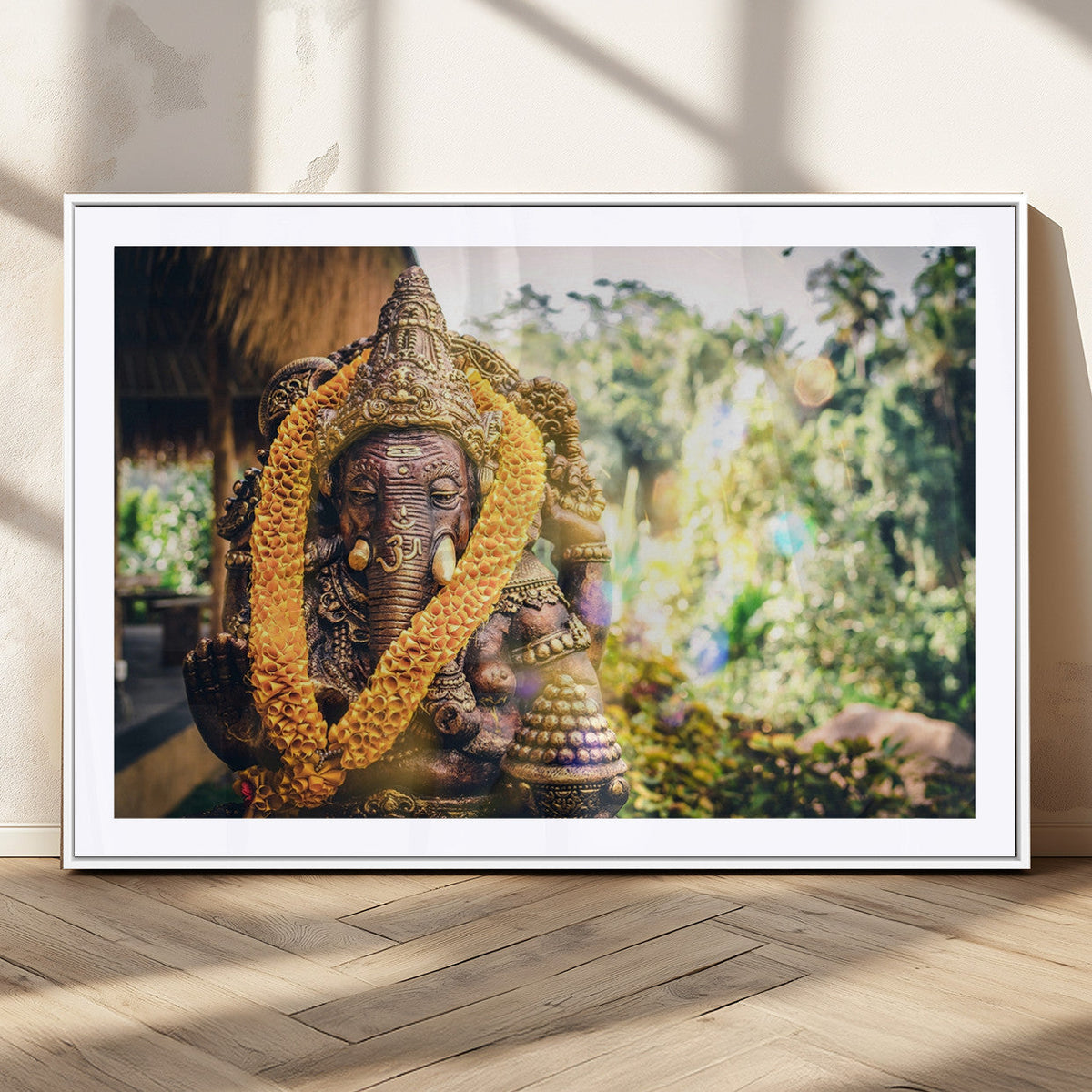 Hinduism Statue Wall Art Canvas Print