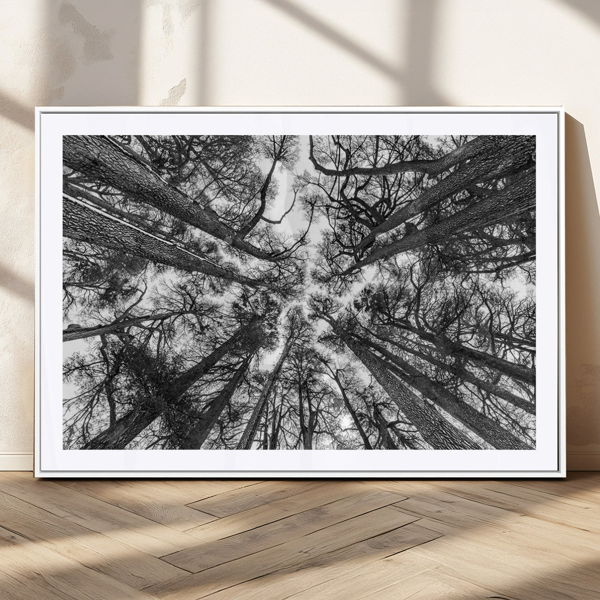 Trees Contemporary Art Canvas Print