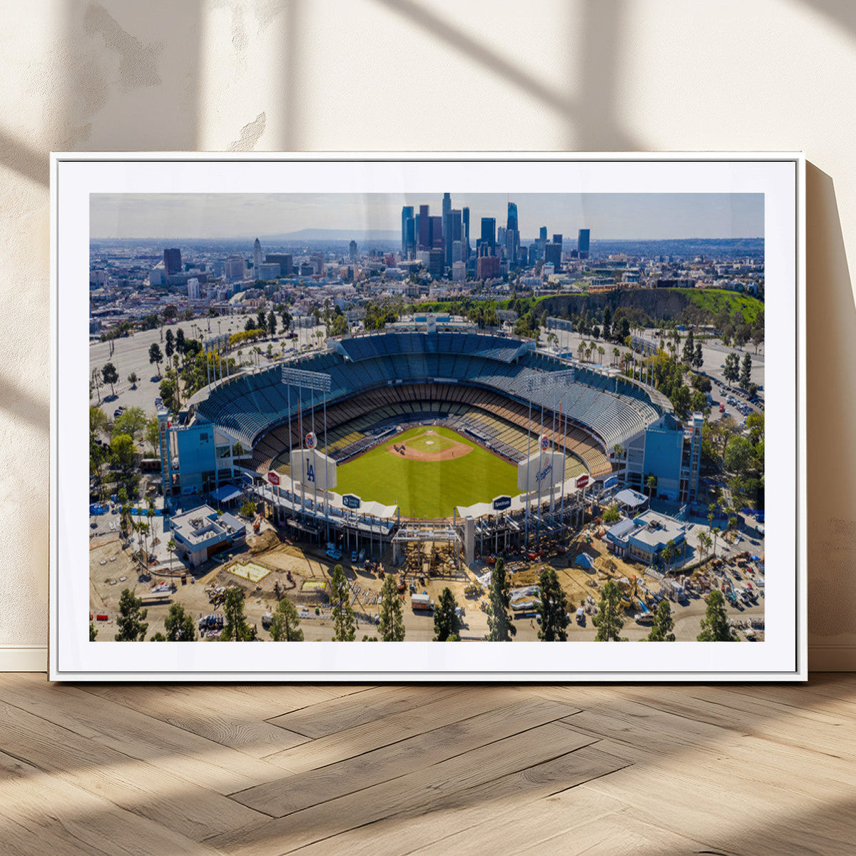 Los Angeles Dodgers Dodger Stadium Wall Art Canvas Print -