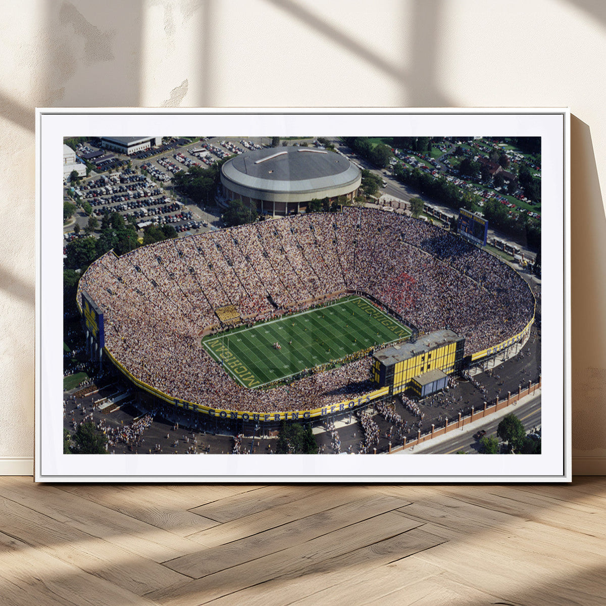 Michigan Wolverines Football Team Print - Ann Arbor Michigan