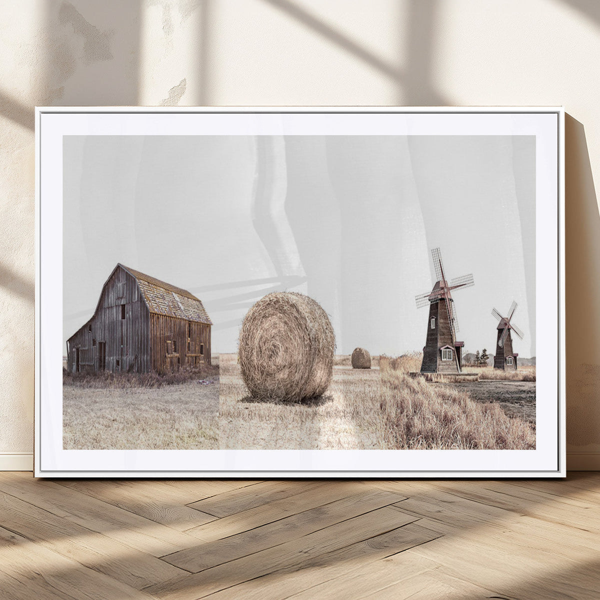 Farm Prints Set, Set of 3 Farmhouse Wall Art, Country House