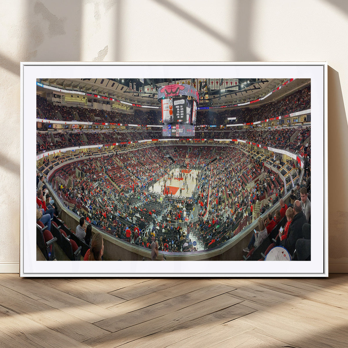 United Center Chicago Bulls Stadium Wall Art Canvas Print