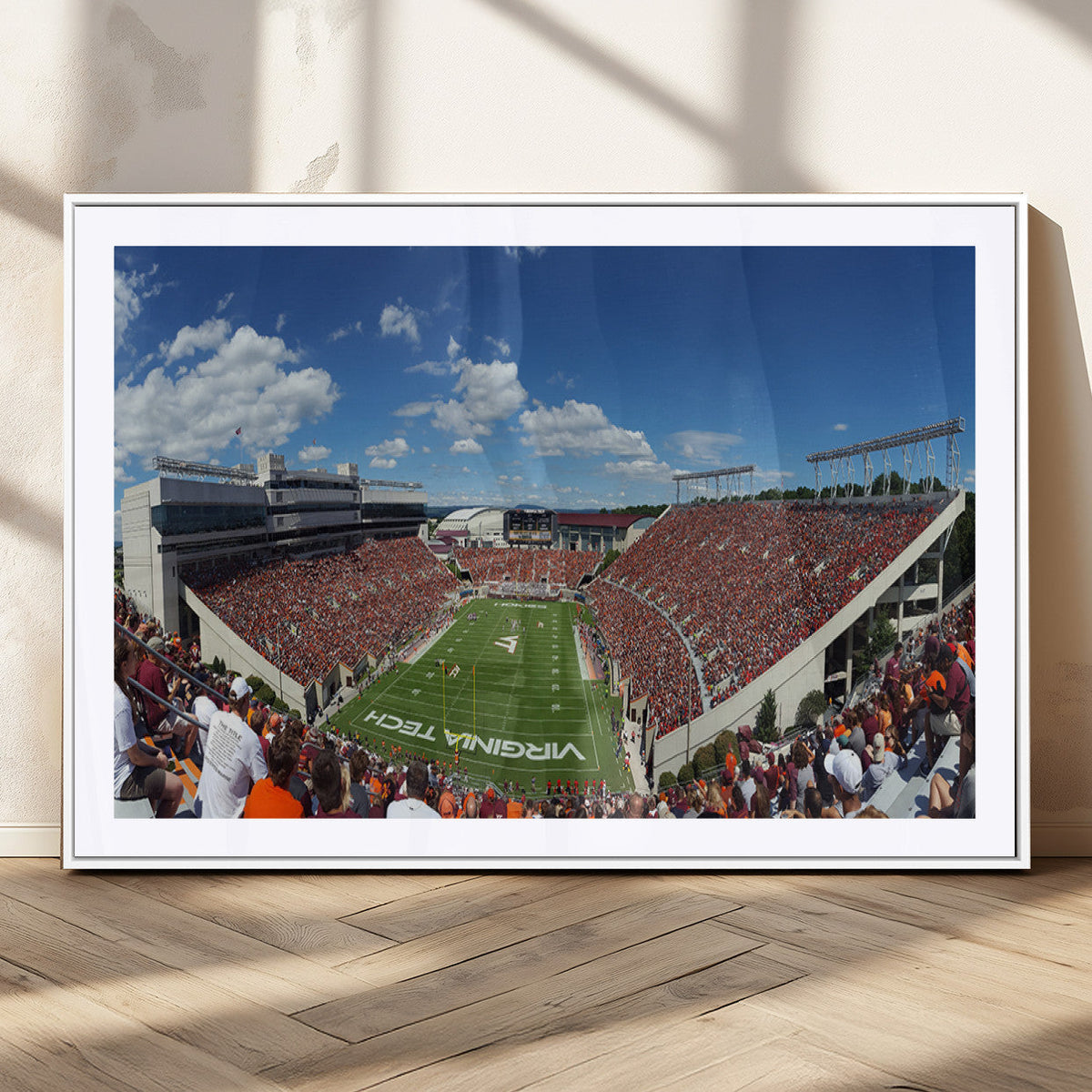 Virginia Tech Hokies Football Team Print - Blacksburg Lane