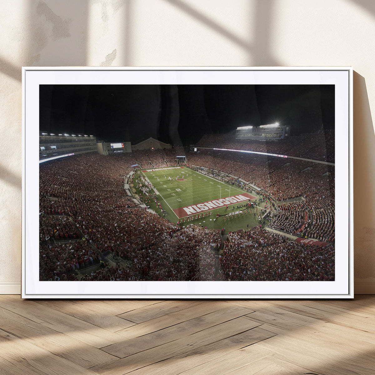 Wisconsin Badgers Football Team Print - Madison Camp Randall