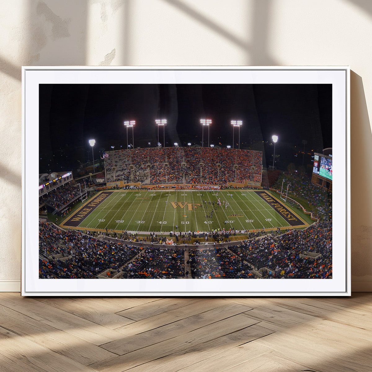 Demon Deacons Print Canvas, Football Team Print -