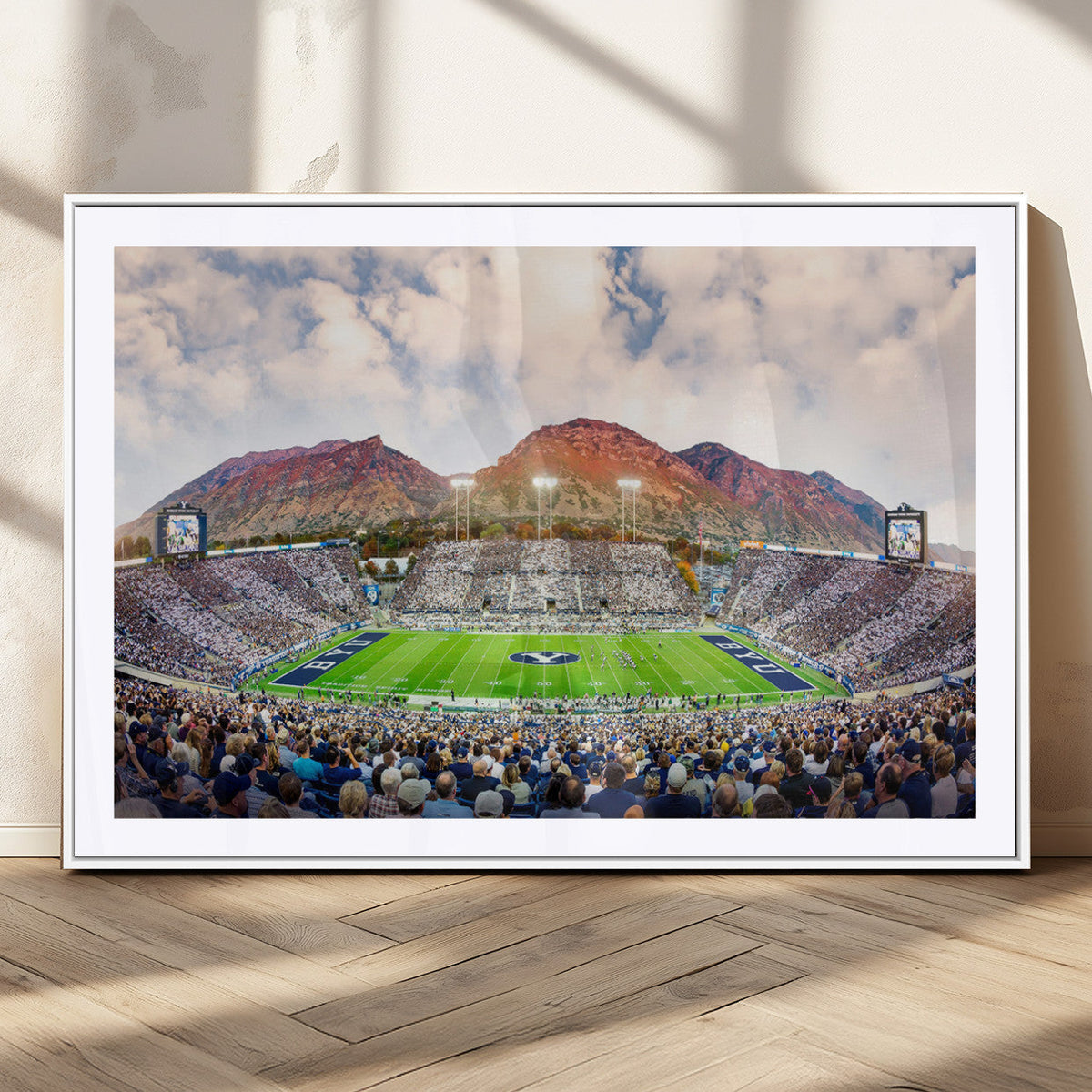 Brigham Young University Cougars Football Team Print - Provo