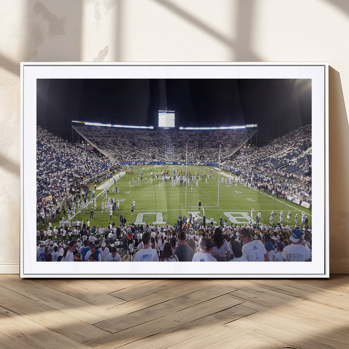 Brigham Young University Cougars Football Print Canvas -