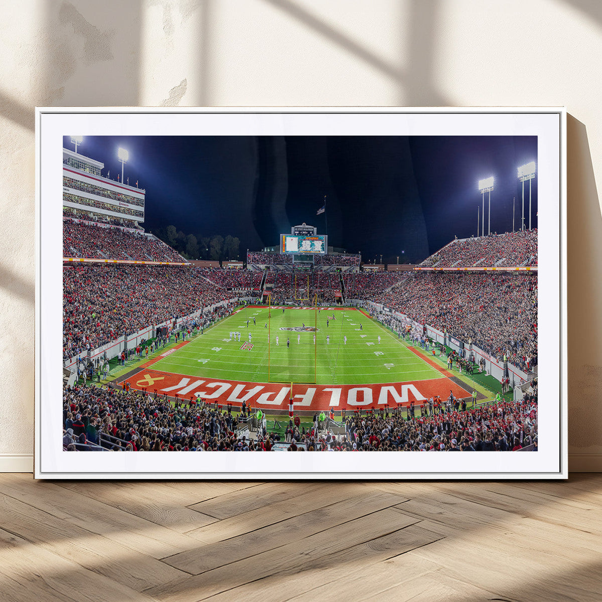 Wolfpack Football Team Print - Raleigh Carter-Finley Stadium
