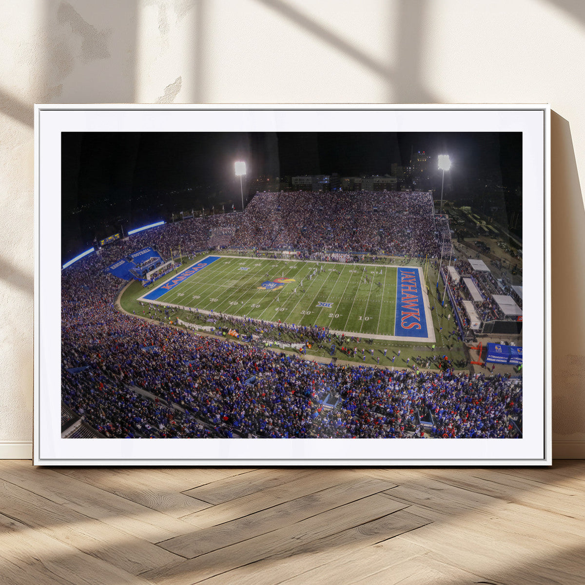 University of Kansas Jayhawks Football Team Print - Lawrence