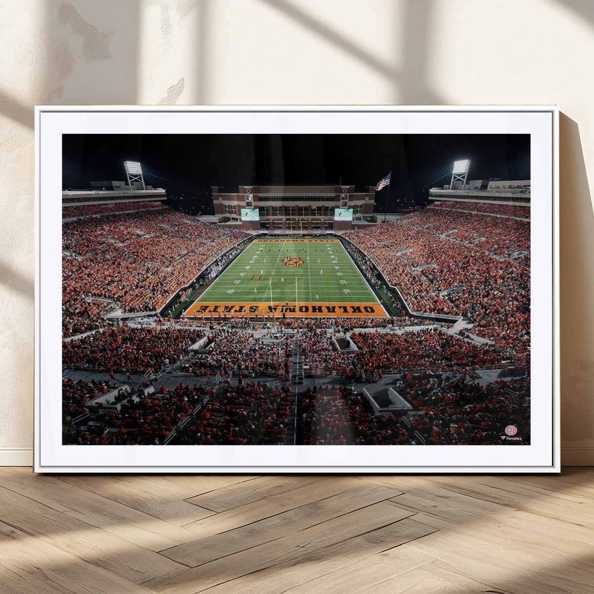 Oklahoma State Cowboys Canvas Print, Football Team Print -