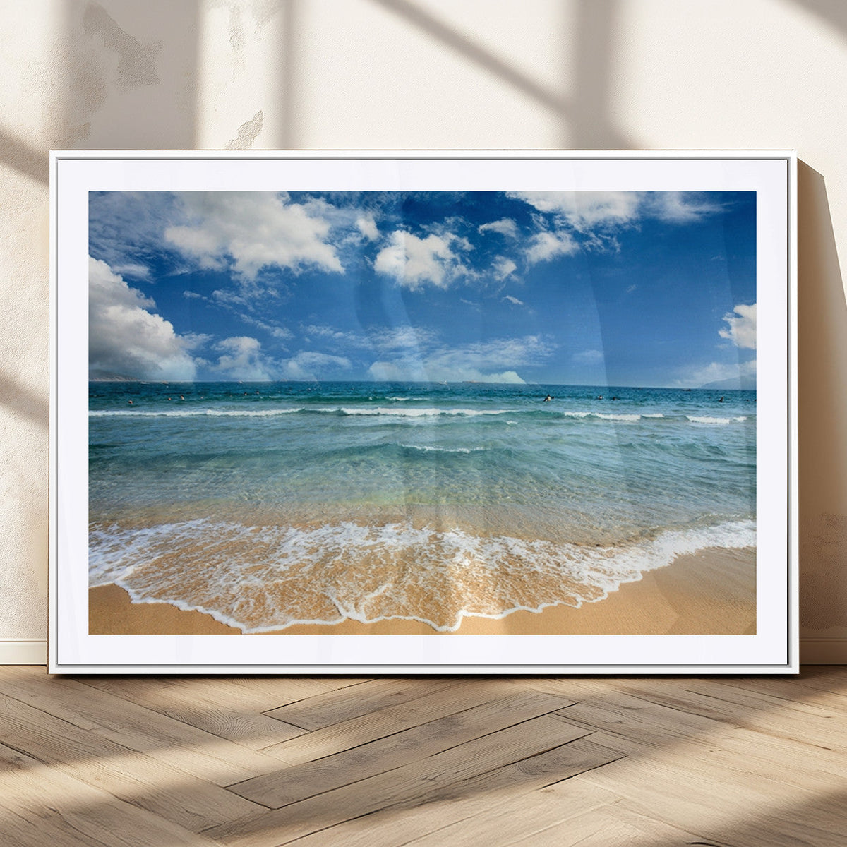 Sea View From the Beach Canvas Print