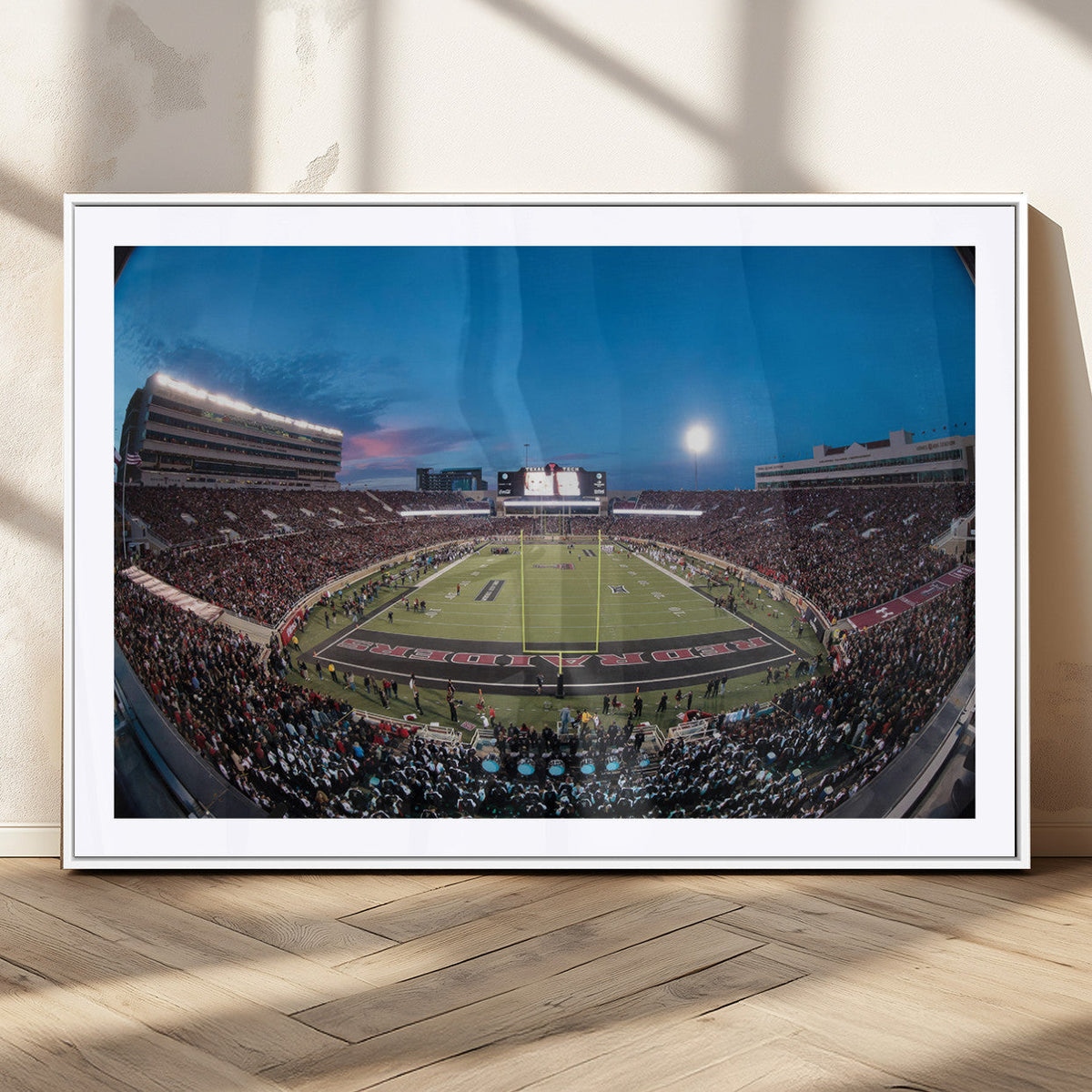 Texas Tech Red Raiders Canvas, Framed Football Team Print -