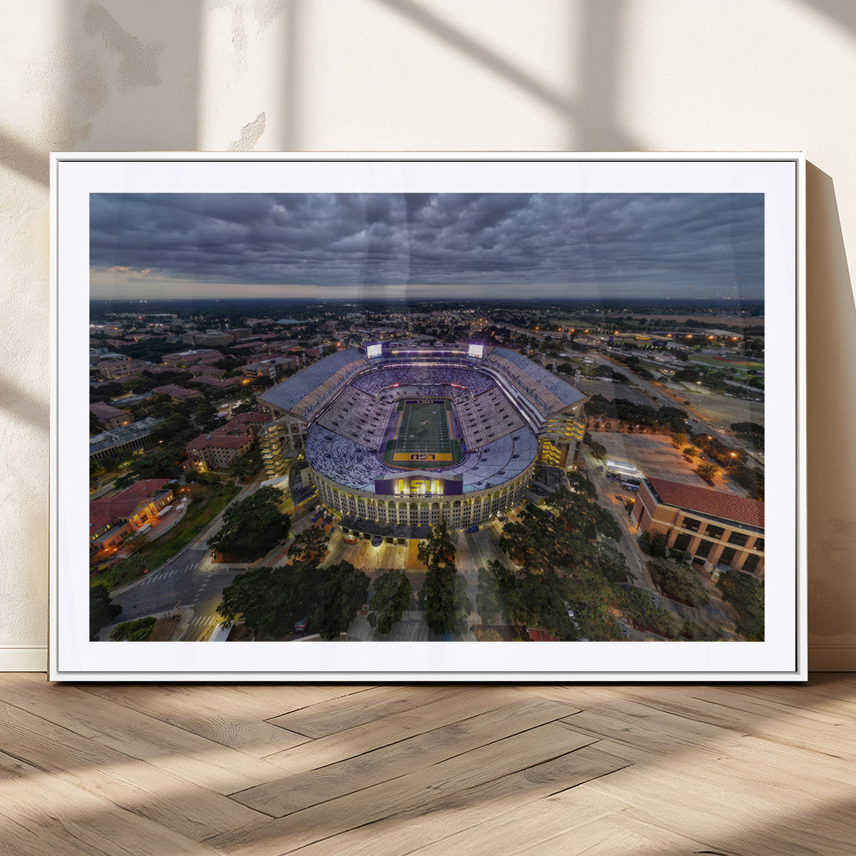 The Louisiana State University Tigers Football Team Print -
