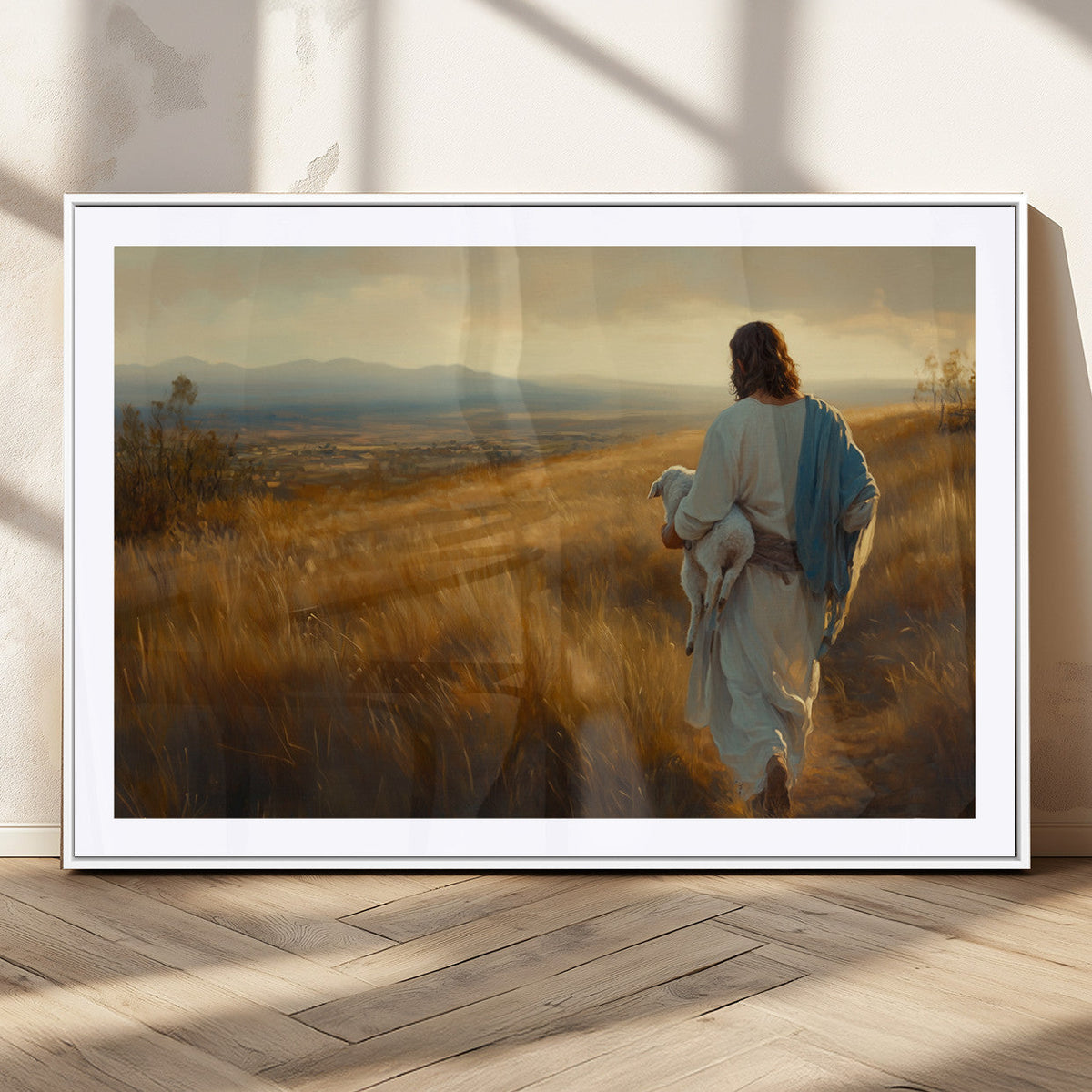 Jesus the Good Shepherd Wall Art Canvas Print -