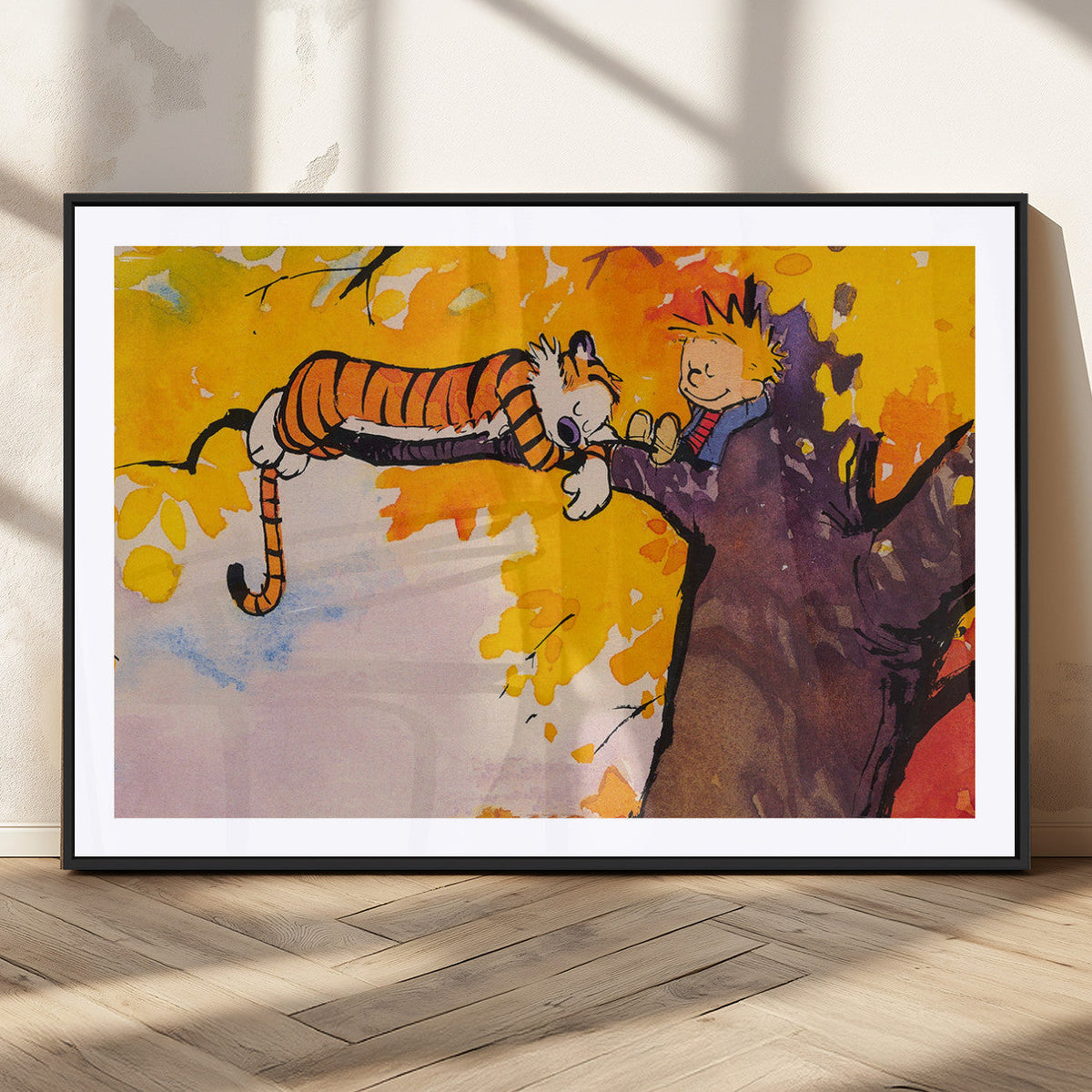 High-Quality Giclee Canvas Print – Framed Calvin Wall Art