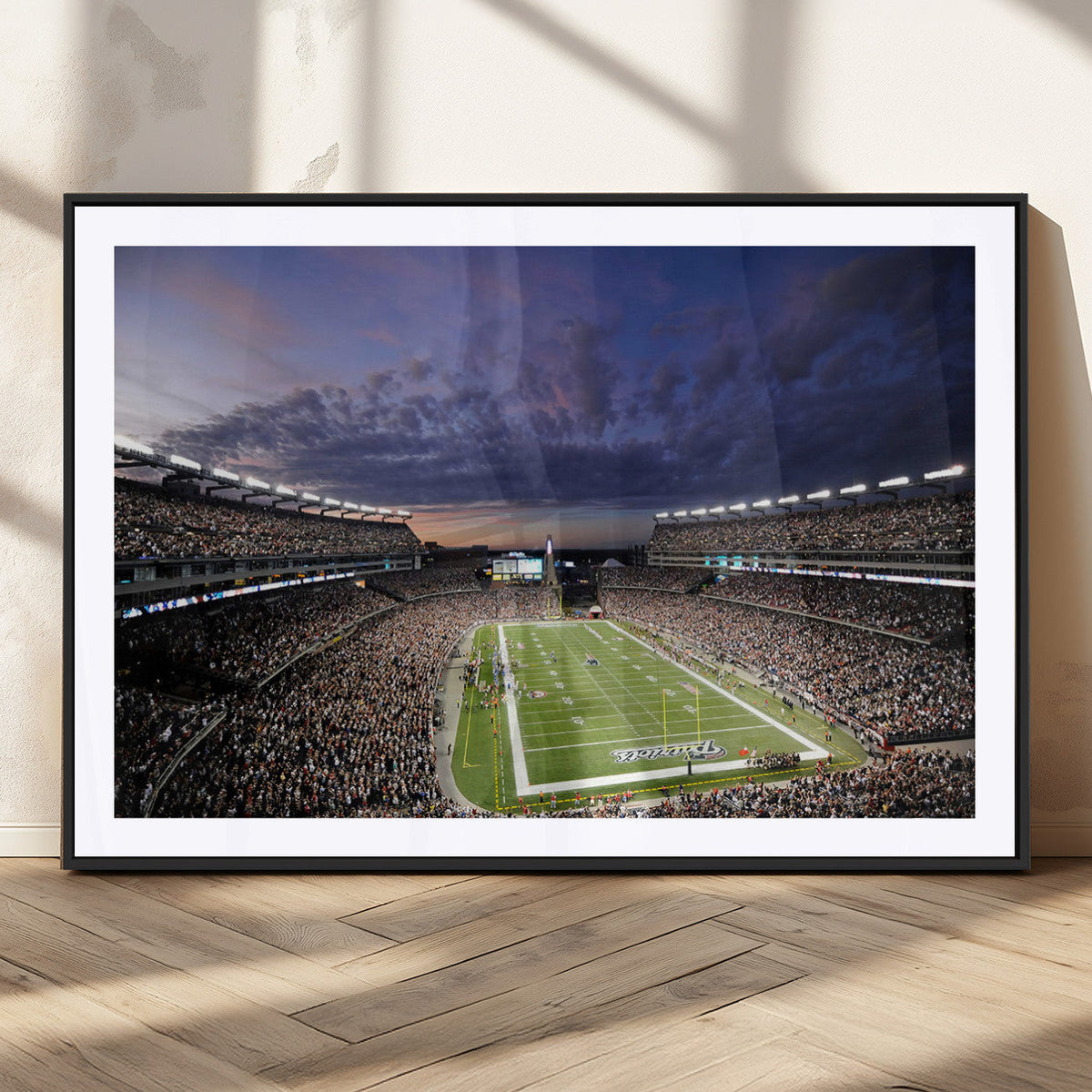 New England Patriots Football Team Print - Foxborough
