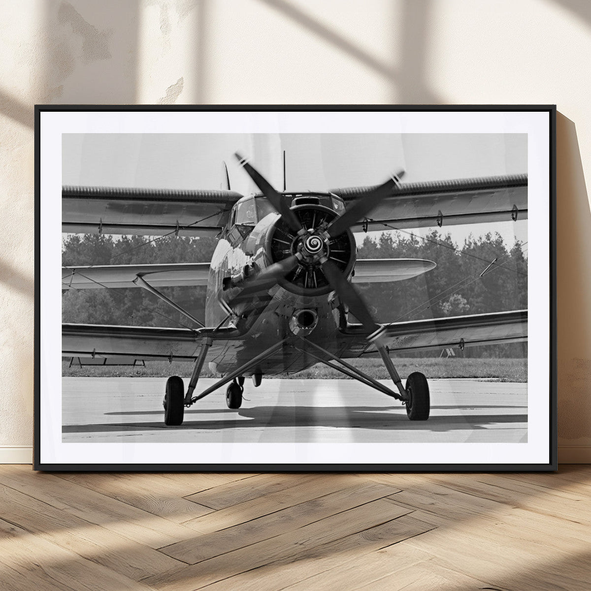 Wall Art Old War Plane Canvas Print