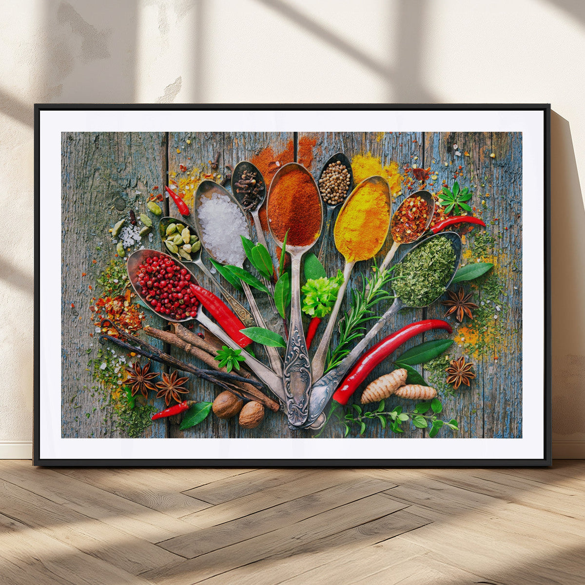 Spoonful of Spices Cooking Wall Art Canvas Print - Vibrant