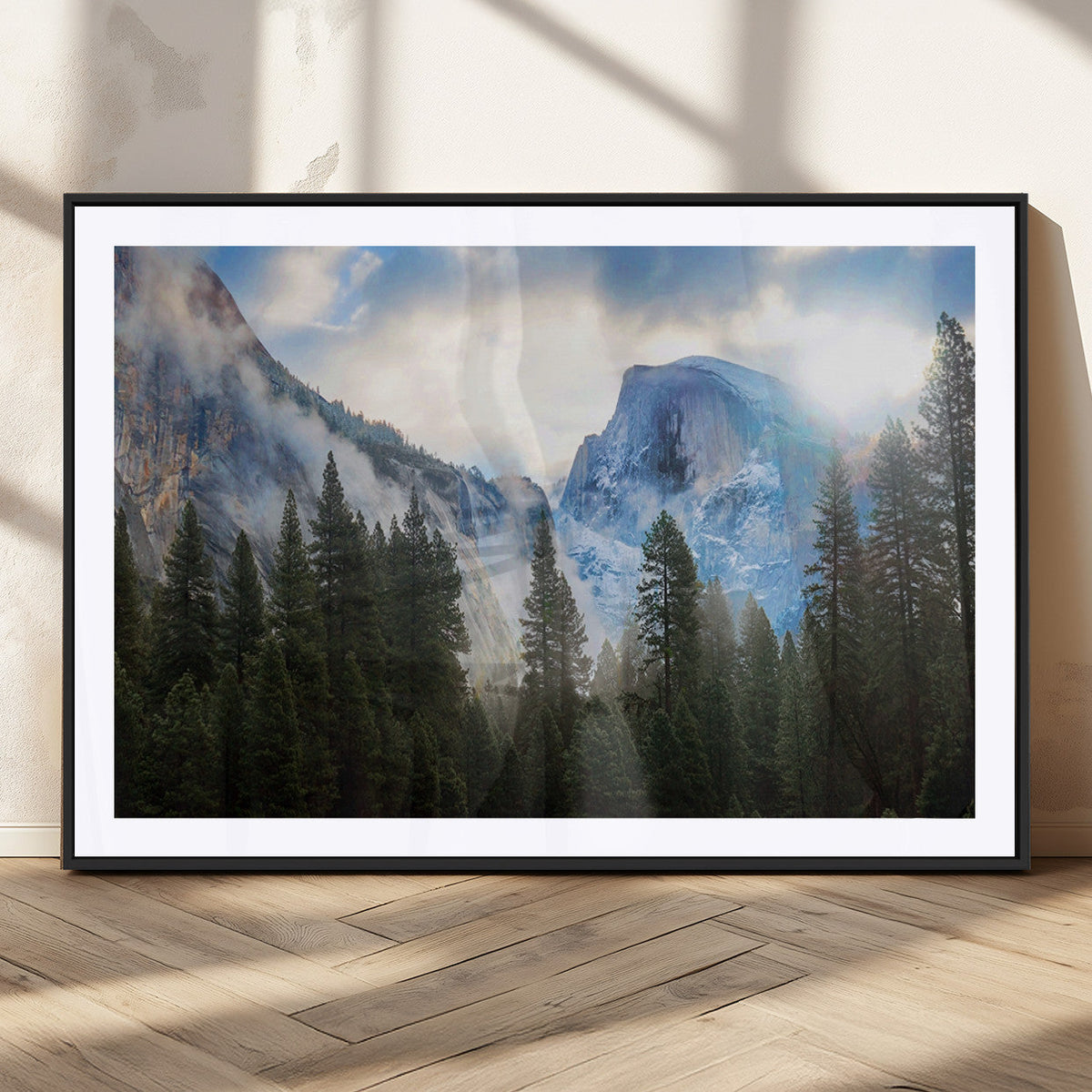 Half Dome Yosemite Calinia Wall Art Canvas Print El Capitan