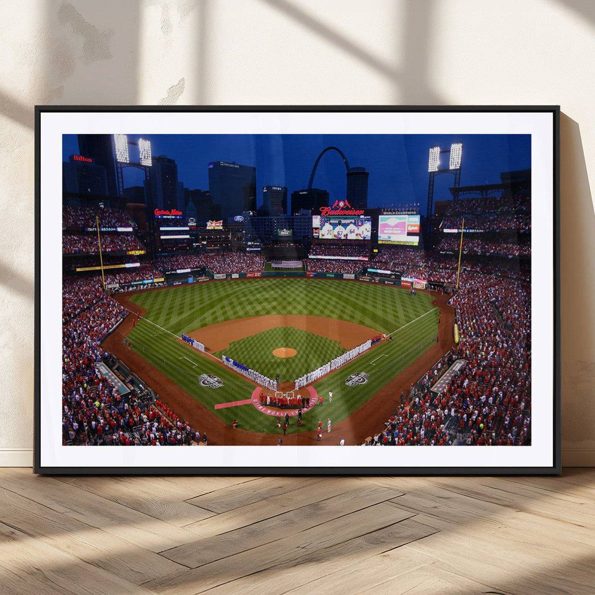 St. Louis Cardinals Baseball Team Print - Busch Stadium Wall