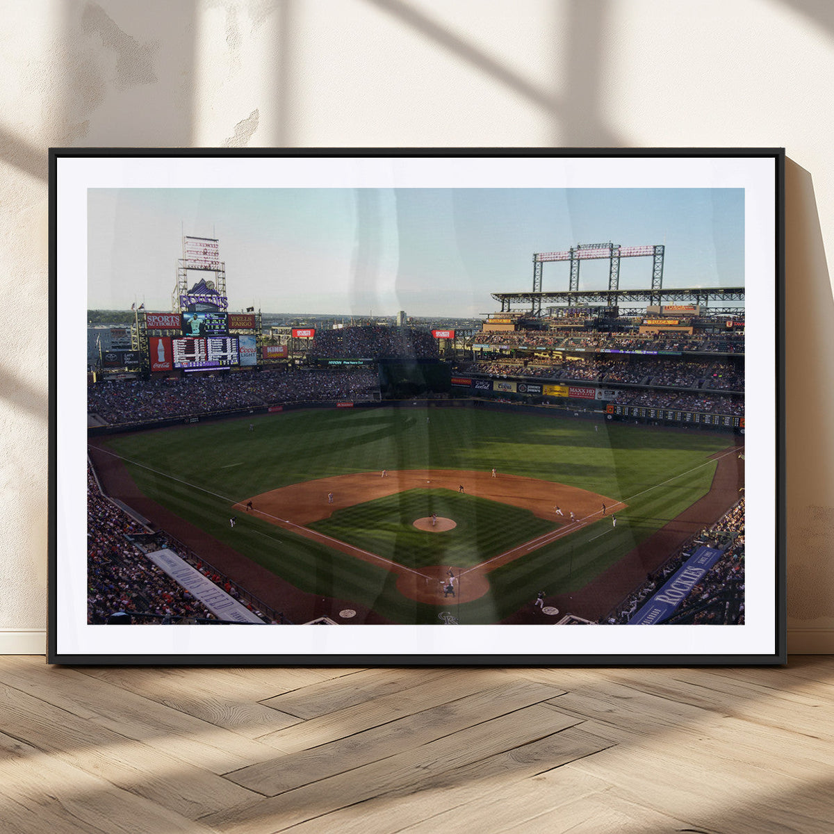 Colorado Rockies Coors Field Wall Art Canvas Print - MLB