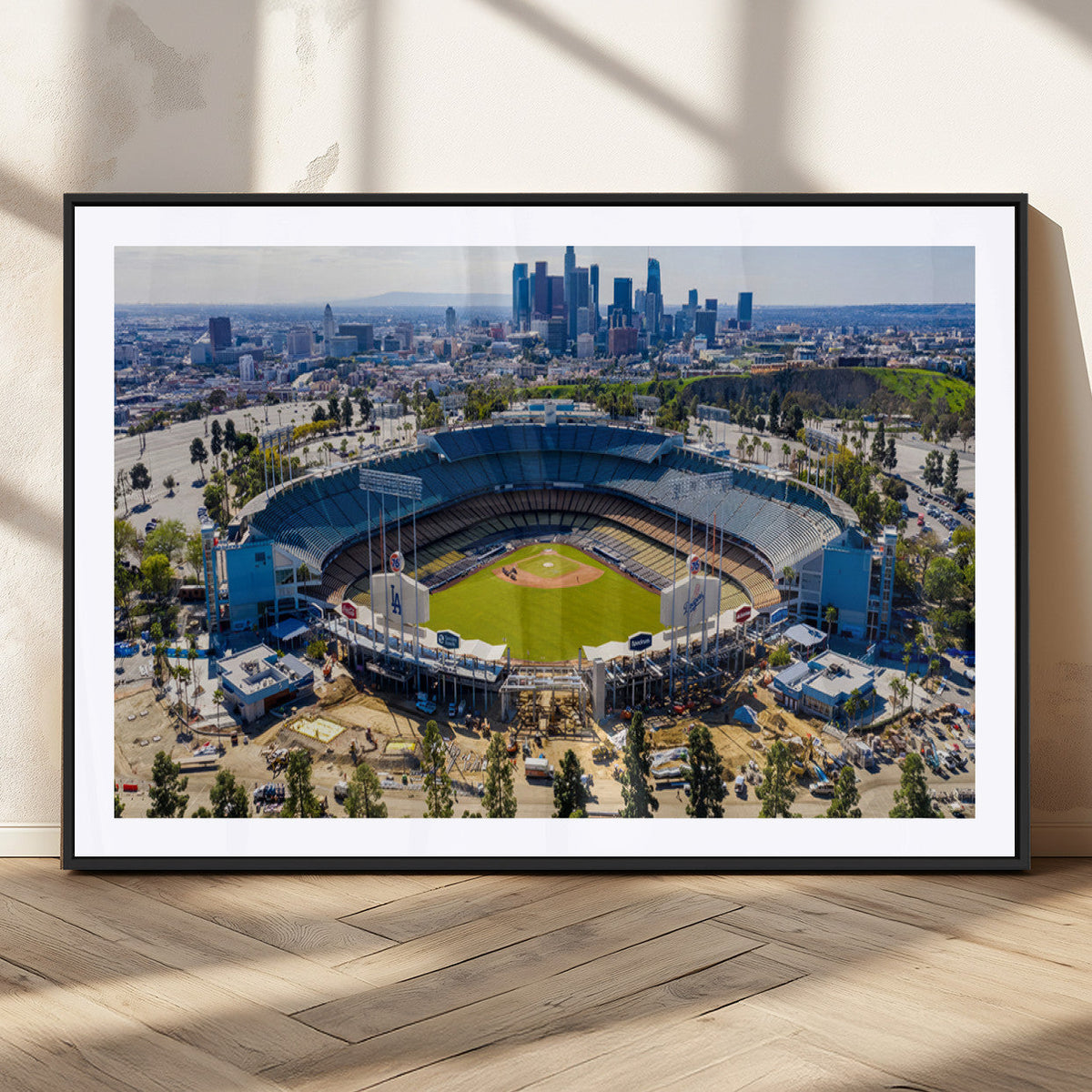 Los Angeles Dodgers Dodger Stadium Wall Art Canvas Print -