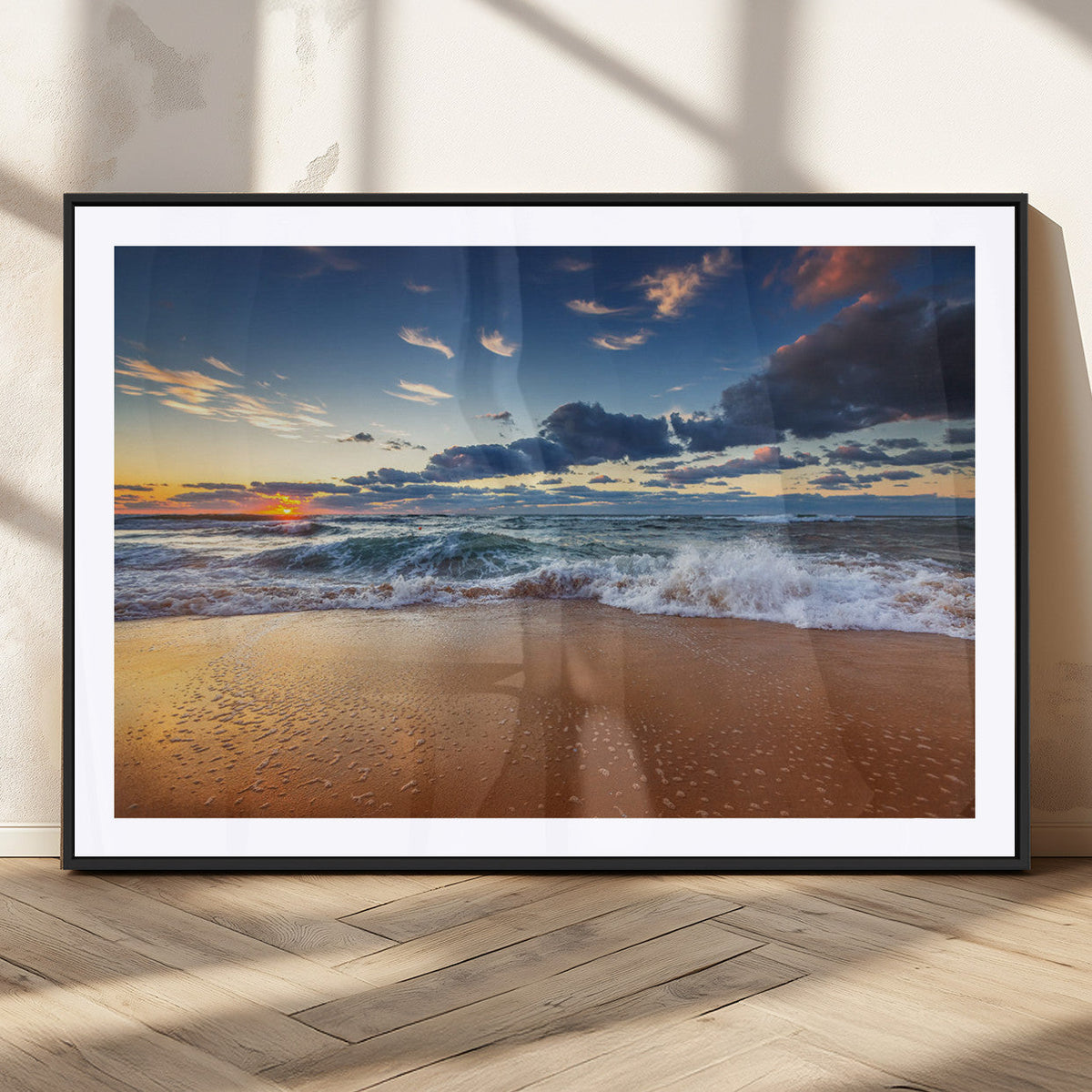 Beach Canvas Wall Art - Coastal Seascape Print for Living
