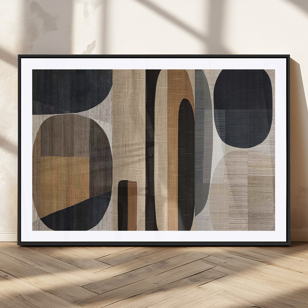 Wabi Sabi Canvas Print - Geometric Abstract Wall Art Canvas