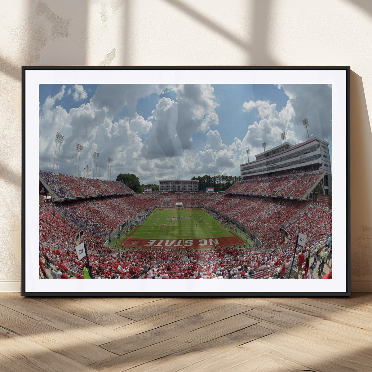 NC State Wolfpack Football Team Print Canvas- Raleigh