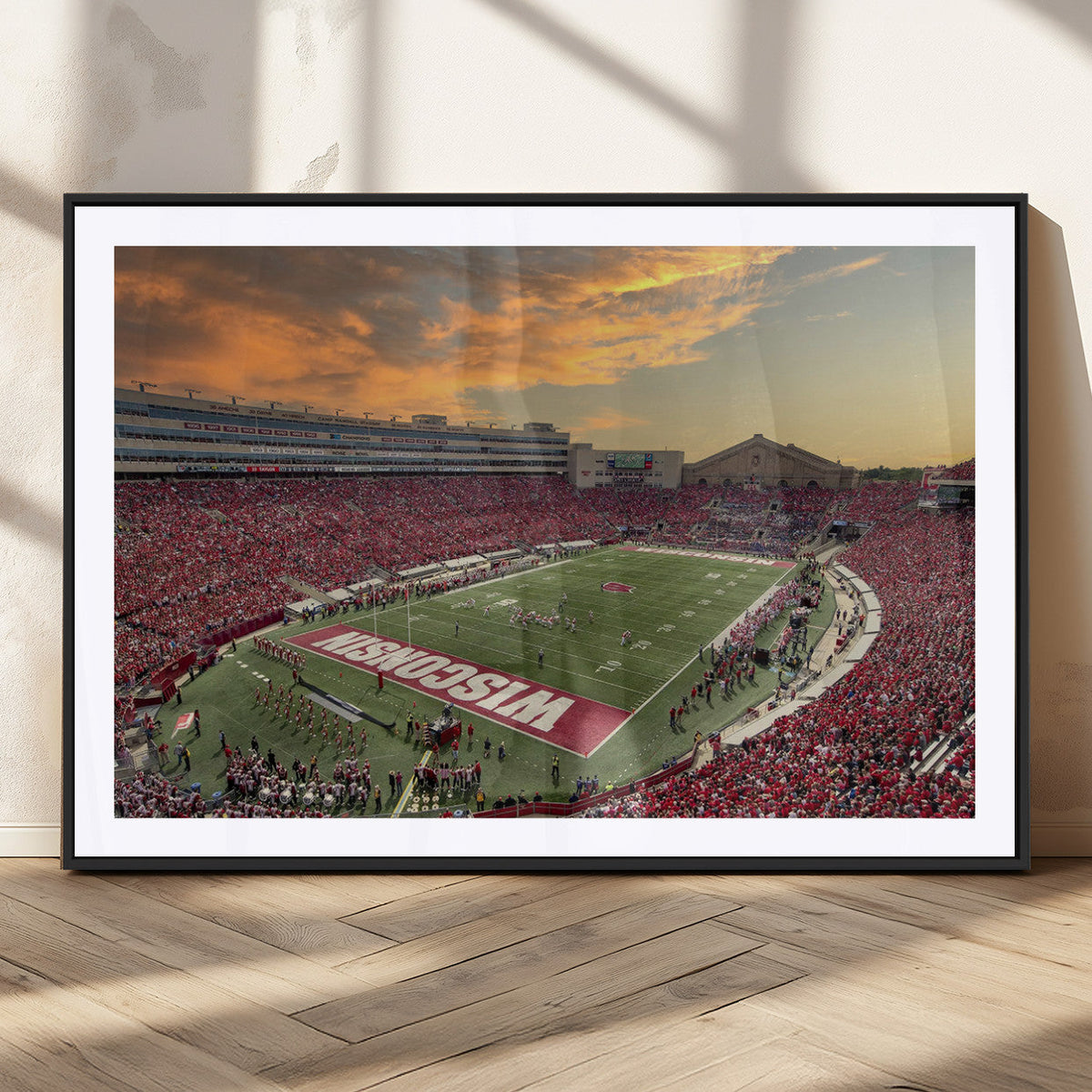 Camp Randall Stadium Wisconsin Badgers Large Wall Art Canvas