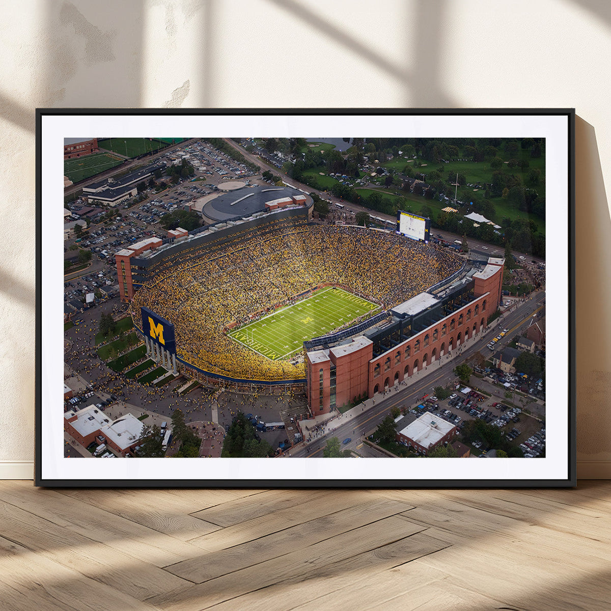 University of Michigan Wolverines Football Team Print - Ann
