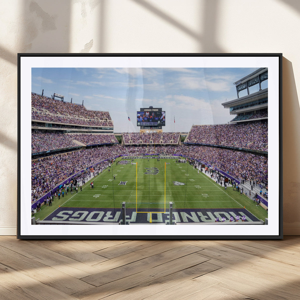 TCU Horned Frogs Football Team Print - Fort Worth Amon G.