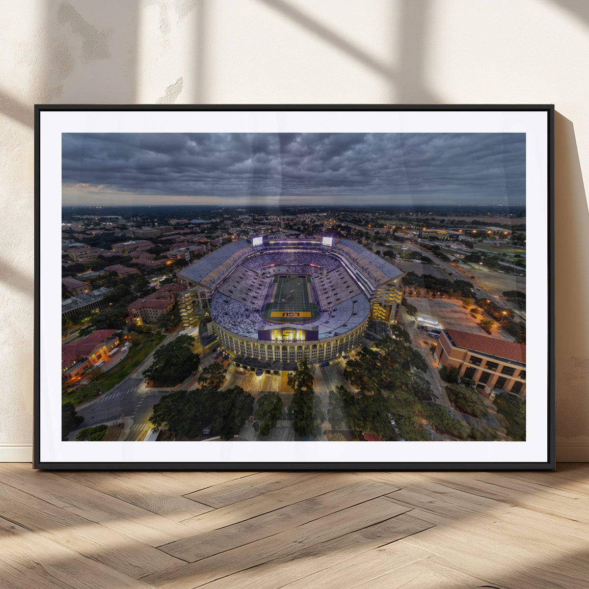 The Louisiana State University Tigers Football Team Print -