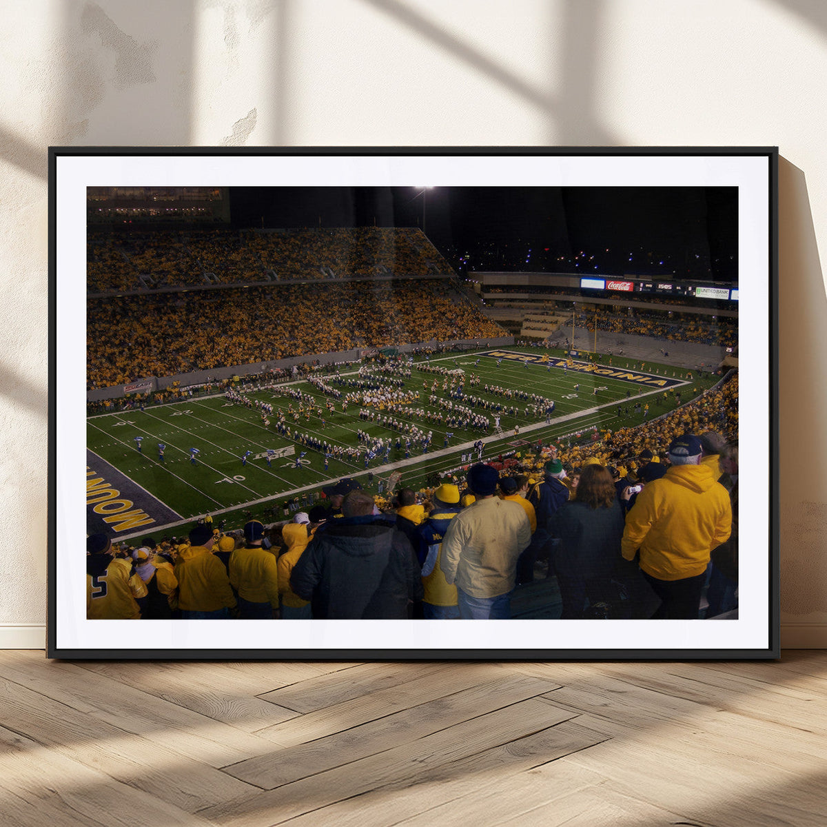 West Virginia Uni Mountaineers Football Team Print - Milan